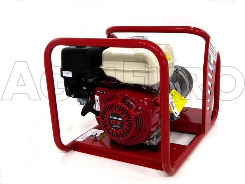 TecnoGen H5000 - Groupe électrogène 3.6 KW monophasé - Honda GX 270 - Alternateur italien