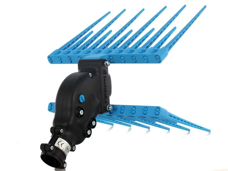 Campagnola Elektra - Perche en aluminium - 210 - 280 cm - Peigne vibreur électrique à batterie