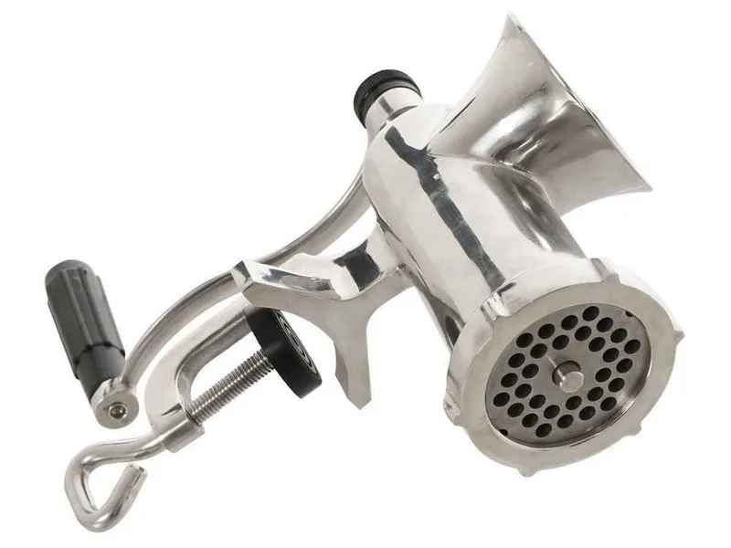 Tre Spade TC-8 Inox - Hachoir à viande manuel à manivelle - Vis de fixation - n° 8
