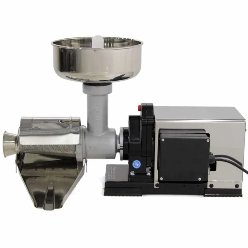Épépineuse Reber 9000NP INOX - N.5 - Moteur à induction professionnel de 1200 W - Motoréducteur standard