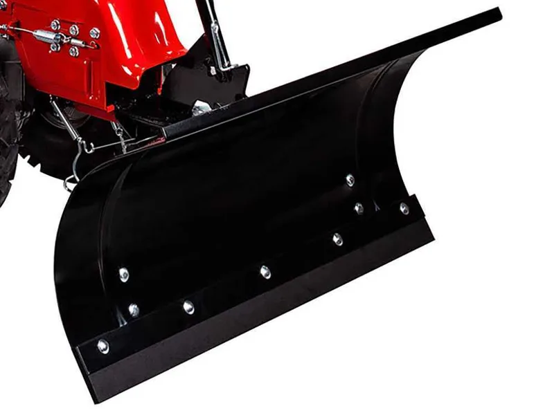 Accessoire lame à neige frontale pour Eurosystems TM 70 - P 70 - lame large 85 cm avec bande en caoutchouc
