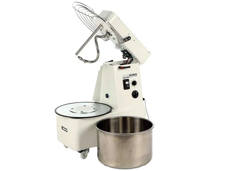 Pétrin à spirale tête relevable Mixer 5000 T-2G Deluxe - De 40 Kg triphasé 2 vitesses