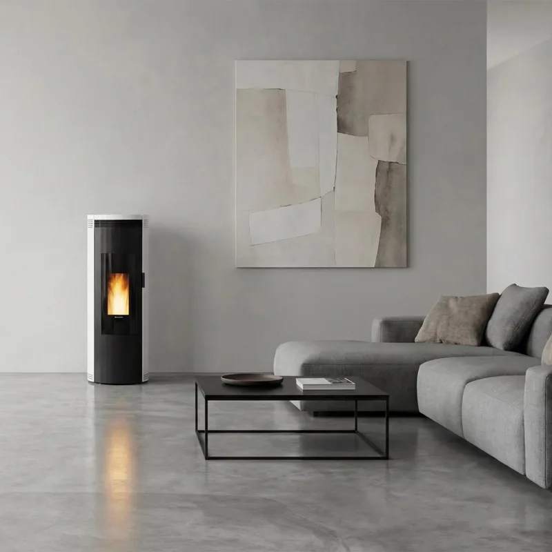Extraflame Amika AD Poêle à granulés Traditional Line blanc