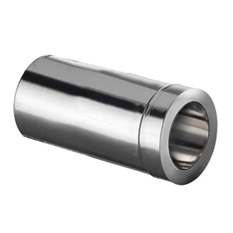 Schiedel manchon mural double Ø180 isolé, raccourcissable pour ICS Ø180 mm double paroi brillant