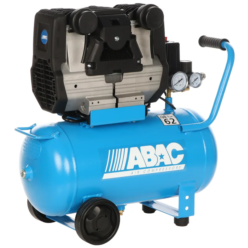 Abac pole position quiete OS20 - Compresseur d'air électrique monophasé insonorisé - Oil-less - Moteur 2 CV - 24 L