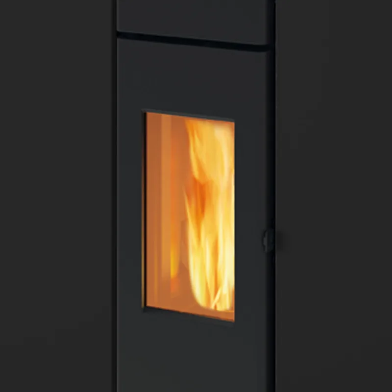 EK63 Cell 80+ Evo Poêle à granulés acier noir