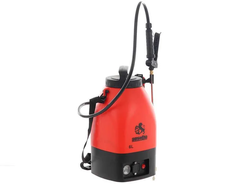 Pompe de pulvérisation à dos sur batterie Ausonia - Réservoir de 6 litres - 4 bars max