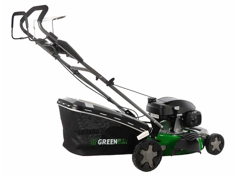 GreenBay GB-LM 51 H MY25 - Tondeuse à gazon thermique tractée - 4 en 1 - Moteur Honda GCVx170 - Largeur de coupe 51 cm