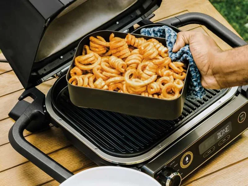 Panier à friture à air combiné pour Barbecue électrique Woodfire - Ninja
