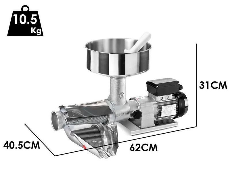 Tre Spade BIG-40 I/I - Presse-tomates électrique - 300W