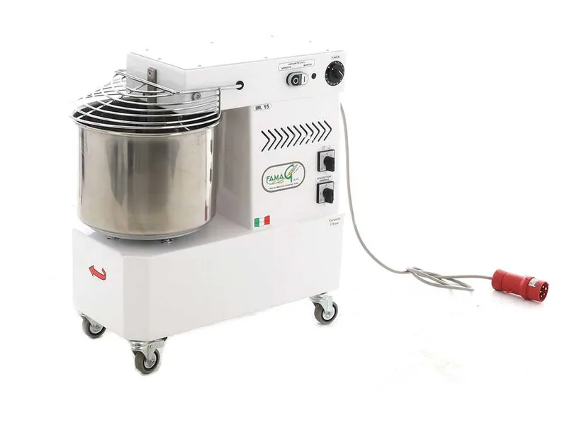 Pétrin à spirale Famag IM15 New à deux vitesses avec moteur électrique - triphasé - 12 KG