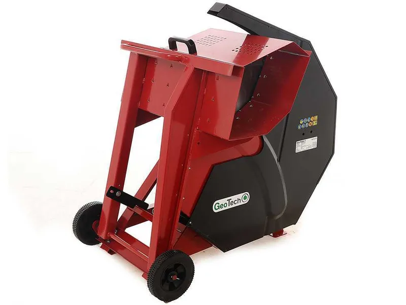 GeoTech SA 700-T - Scie à bûches électrique - Scie circulaire professionnelle à chevalet triphasée