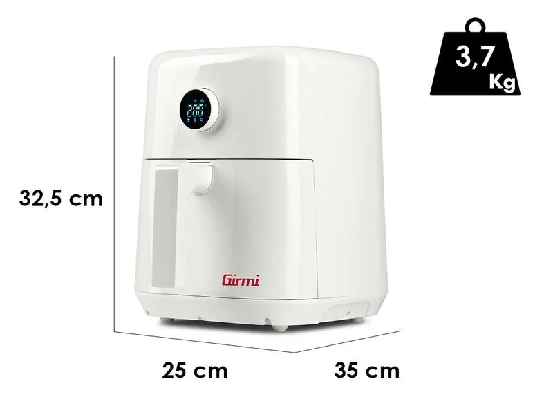 Girmi FG86 Ecofrit Easy - Friteuse sans huile digitale