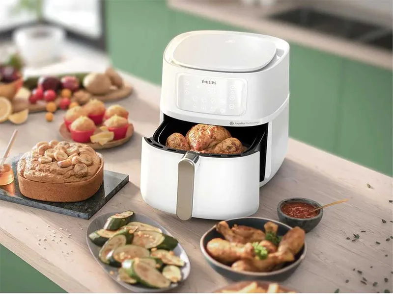 Philips Airfryer Série 5000 XXL Connected HD9285/00 - Friteuse à air chaud - 7,2L