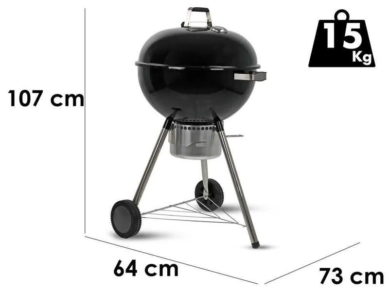MasterCook Ketty 57 - Barbecue à charbon