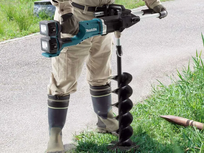 Tarière Makita DDG460 36V - foret, batterie et chargeur non inclus