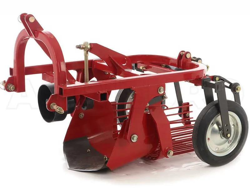 GeoTech Pro PD-50N - Arracheuse de pommes de terre - Convient aux pommes de terre, oignons et ail - Tamis oscillants - Pour tracteurs avec attelage à trois points