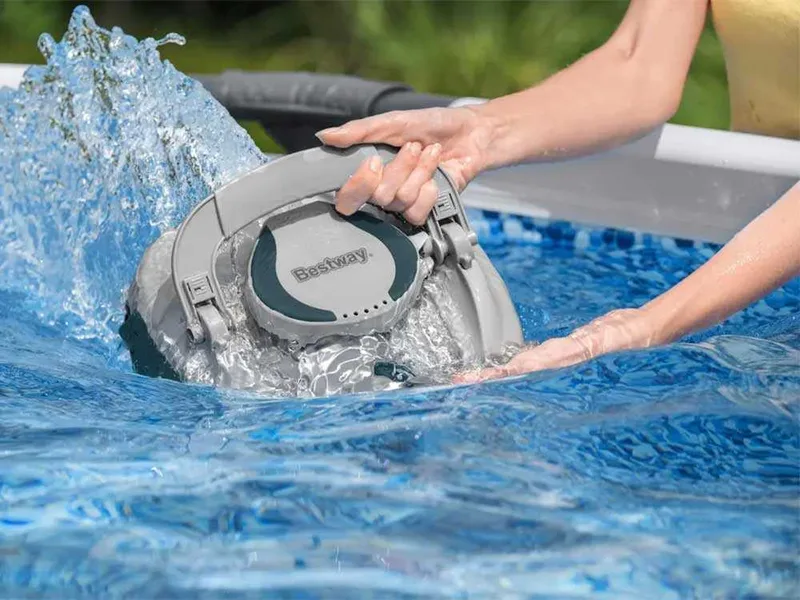 Robot nettoyeur de piscine à batterie Bestway Aquatronix G150 58960