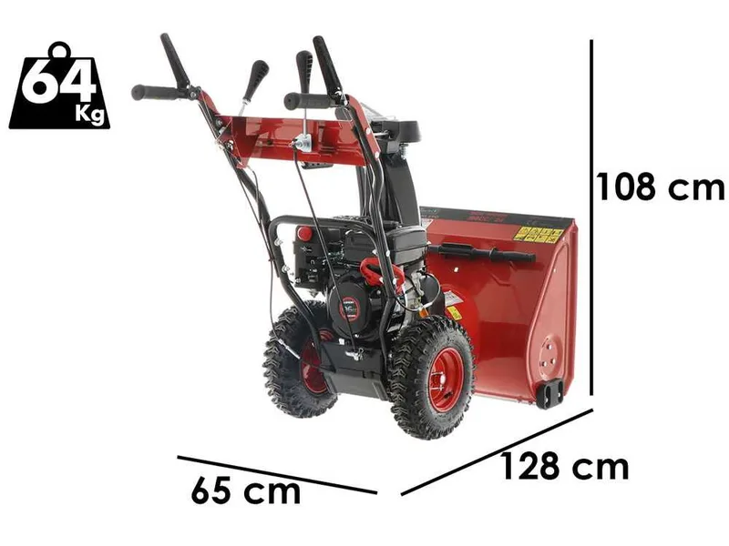 GeoTech ST 662 WL EVO - Fraise à neige thermique - Loncin H200