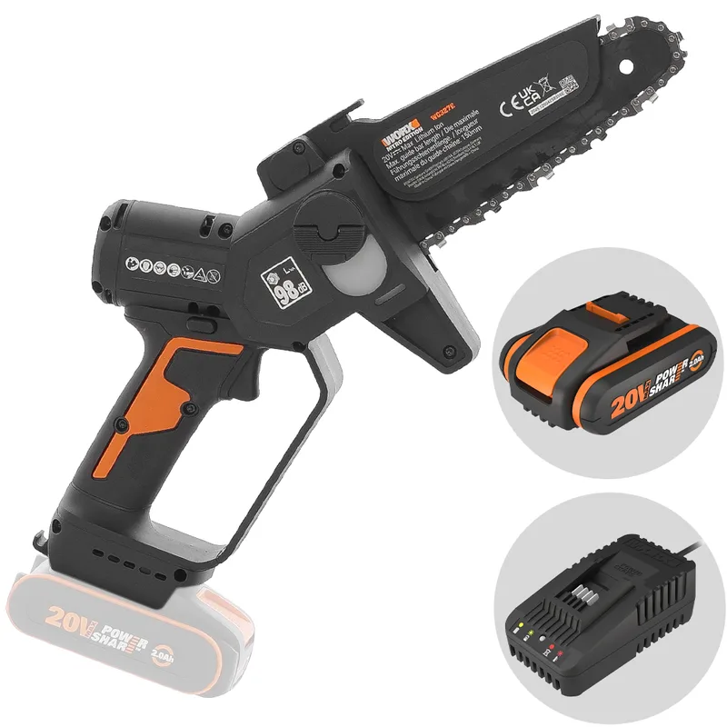 Worx WG327E - Élagueuse sur batterie - 20 V 2 Ah