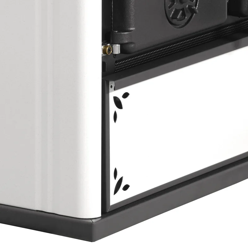 La Nordica Rosa 5.0 poêle de cuisine en acier blanc moucheté