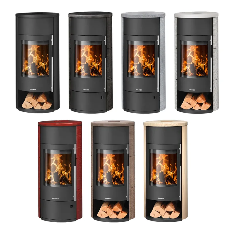 Oranier Polar Neo W+ poêle à bois acier noir