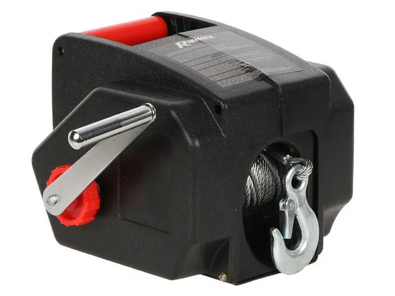Ribimex PE12V - Treuil électrique à batterie 12V - Avec télécommande