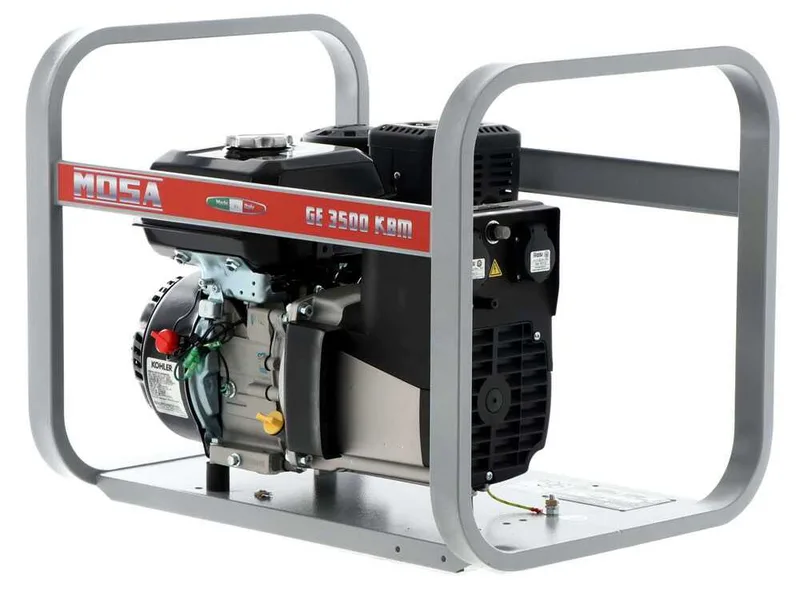MOSA GE 3500 KBM - Groupe électrogène à essence 2.9 KW - Continue 2.6 kW Monophasé - Moteur Kohler CH270