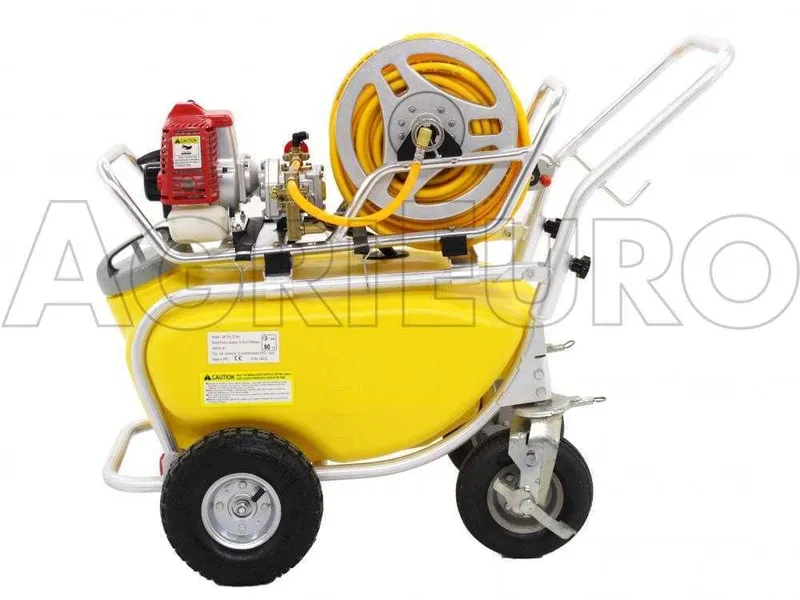 Pompe agricole thermique sur chariot en aluminium GeoTech SP 1050 2S ALU - 2 temps à mélange