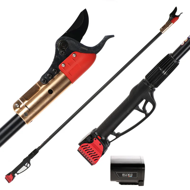 Blue Bird HPS 22-220 - Sécateur de taille électrique sur perche de 220 cm - 21,6V 2,5Ah - Diamètre de coupe 40 mm