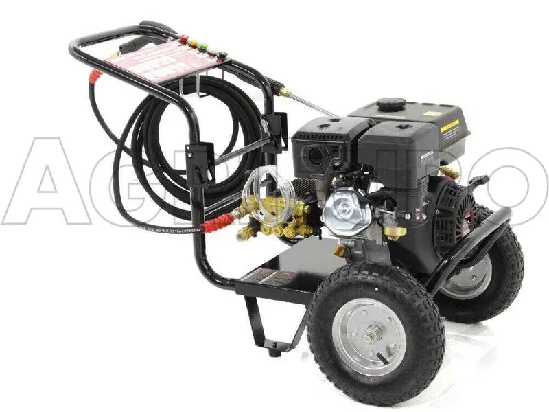 GeoTech Pro PWP 15/235 ZW - Nettoyeur haute pression thermique - 235 bar - Moteur Loncin à essence - 270 cm³