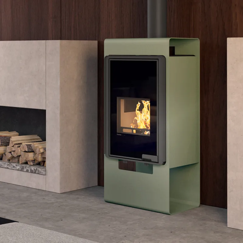HS Flamingo Deluxe Singa Poêle à bois Olive
