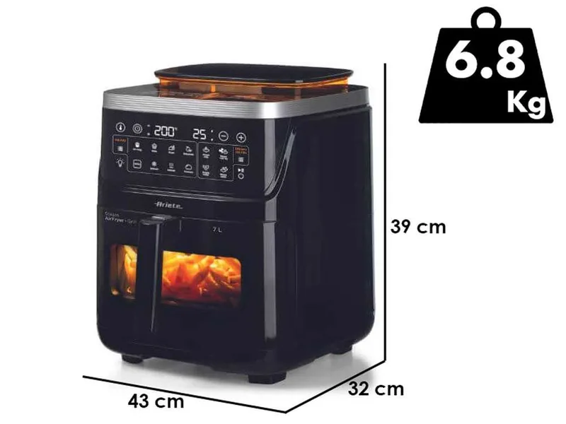 Ariete 4636 - Friteuse à air avec fonction vapeur
