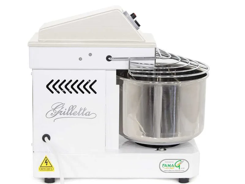 Pétrin à spirale Famag Grilletta IM 5 avec moteur électrique - 5 KG à 10 vitesses