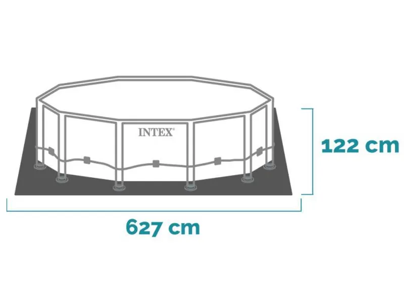 Intex Ultra XTR Frame 26334NP - Ø610x122 cm - Piscine Ronde
