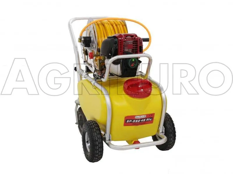 Pompe agricole thermique à chariot en aluminium GeoTech SP 550 4S ALU - 4 temps à essence