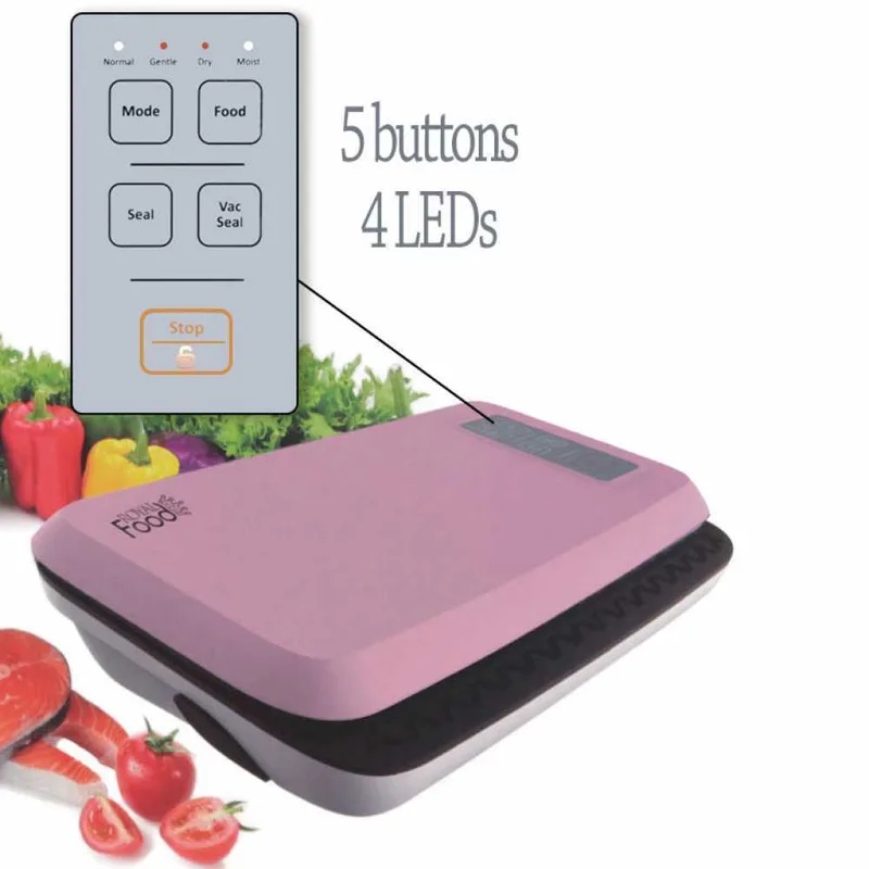 Royal Food VS310P - Machine sous vide - Barre de soudure de 30 cm - Rose