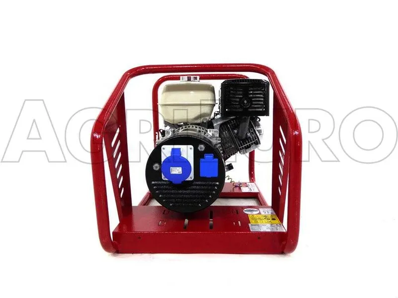 TecnoGen H8000 - Groupe électrogène 5.8 KW monophasé - Honda GX 390 - alternateur italien