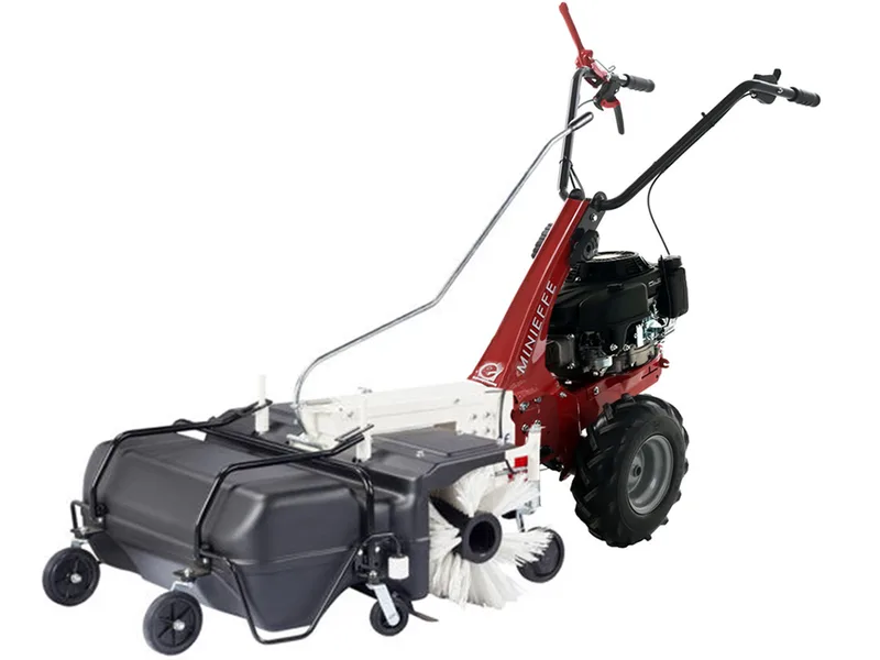 Balayeuse avec bac de ramassage Eurosystems da 88 cm Minieffe - Loncin 196 OHV