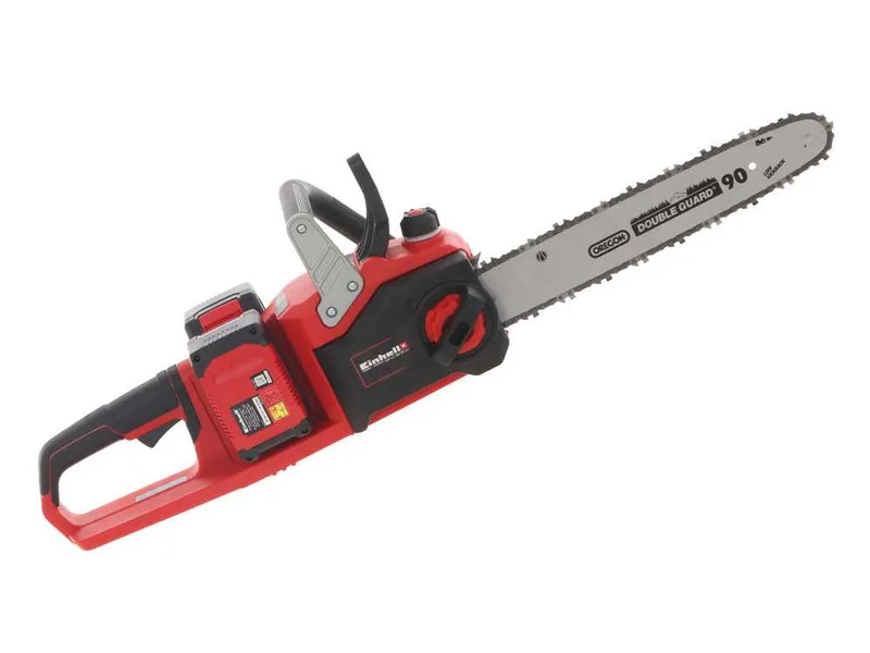 Einhell GE-LC 36/35 Li - Tronçonneuse électrique à batterie 2 x 18 V 5-8 Ah - Guide de 35 cm