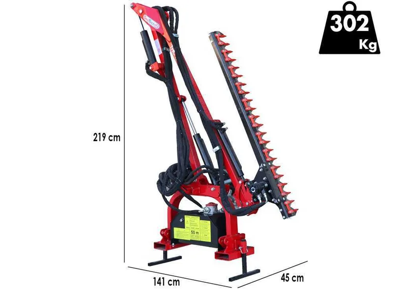 GeoTech Pro THC 175 - Taille-haie pour tracteur