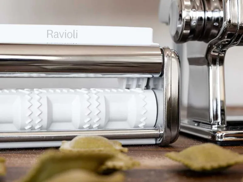 Marcato Atla+ Set Multipast - Machine à pâtes manuelle inox + 3 accessoires
