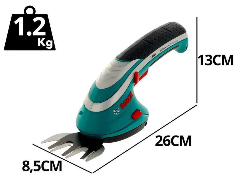 Bosch ISIO3 - Cisaille à gazon sur perche avec batterie intégrée - 3.6V 1.5Ah