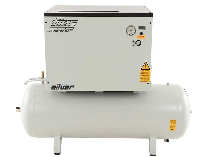 Fiac Light Silver LS 6-200 10 400/50 CE - Compresseur triphasé à vis silencieux - Moteur 6 CV