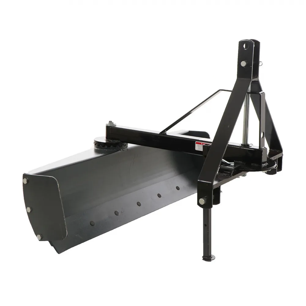 Lame niveleuse pour tracteur Blackstone B-GB 140 à rotaton simple 360° et bras orientable