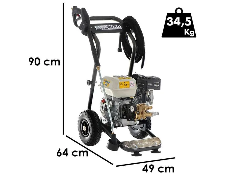 Nettoyeur haute pression thermique AgriEuro Top-Line BXD 12/200 - Moteur Honda GP 200
