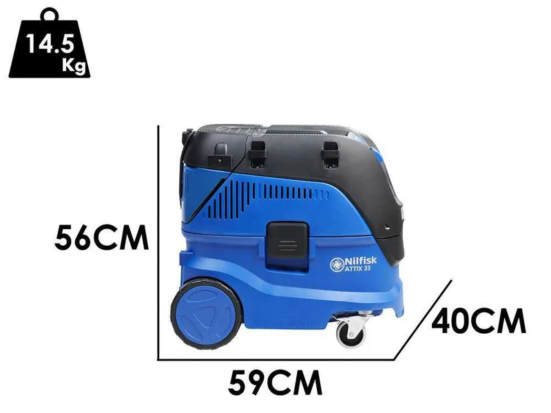 Nilfisk ATTIX 33-2L IC - Aspirateur eau et poussière professionnel