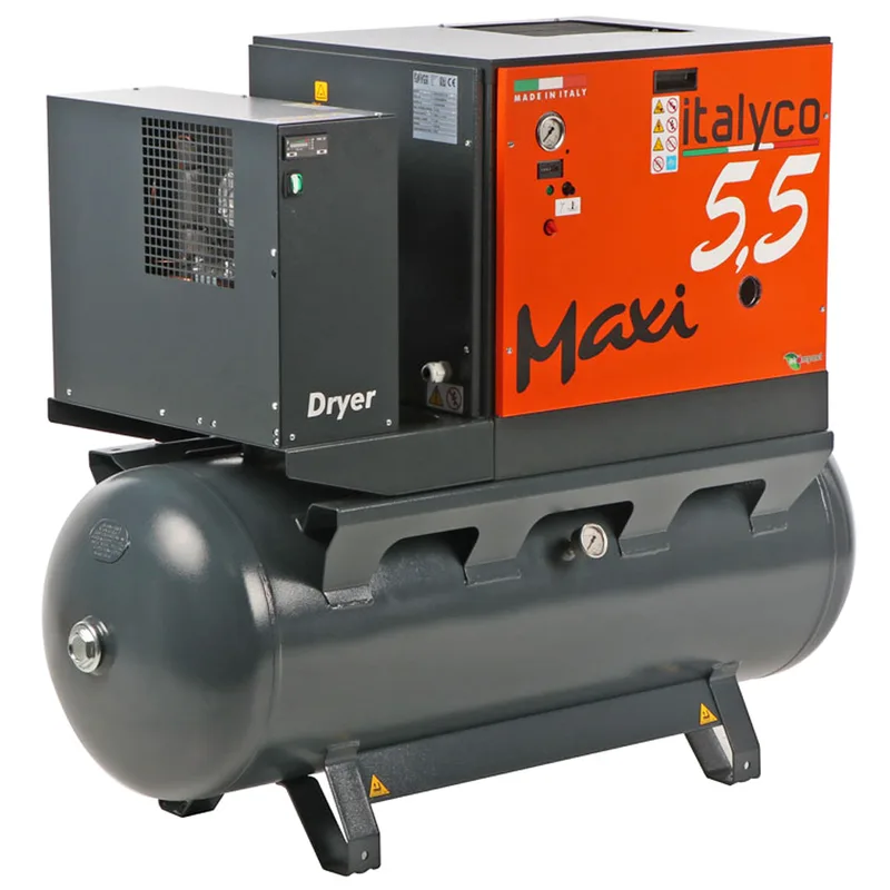 Italyco Maxi 6/270 D - Compresseur rotatif à vis - Pression max 10 bar