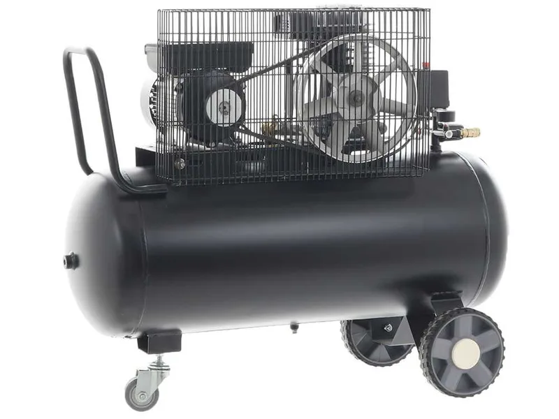 BlackStone B-LBC 100-20 - Compresseur d'air électrique à courroie - Moteur 2 CV - 100 L