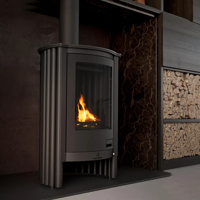 Poêle à air chaud Masterflamme Piccolo I Noir